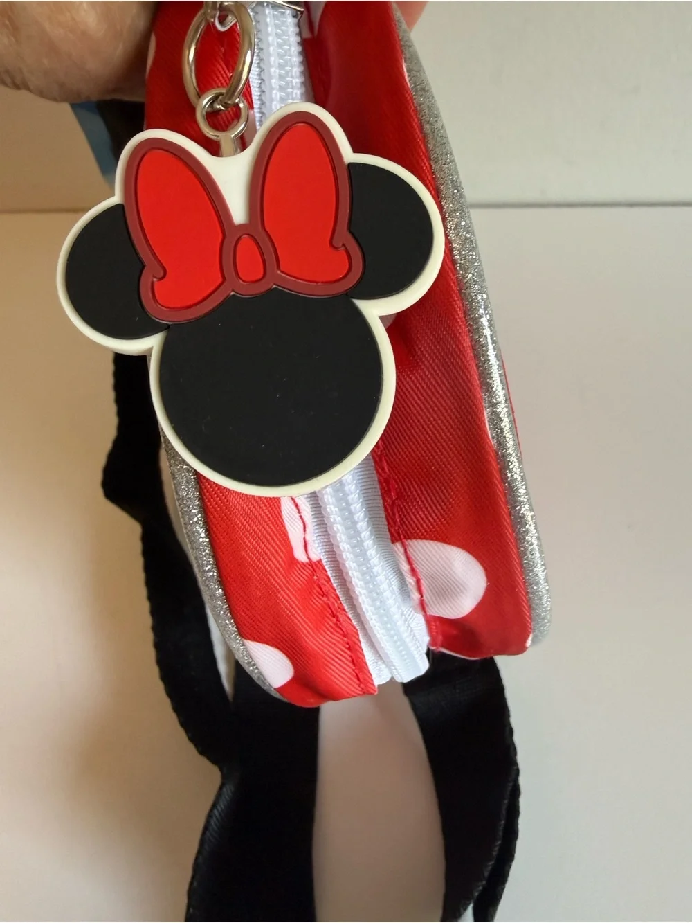 Disney Parks Minnie Mouse Round Crossbody Bag Purse Red Polka Dot NWT Kids